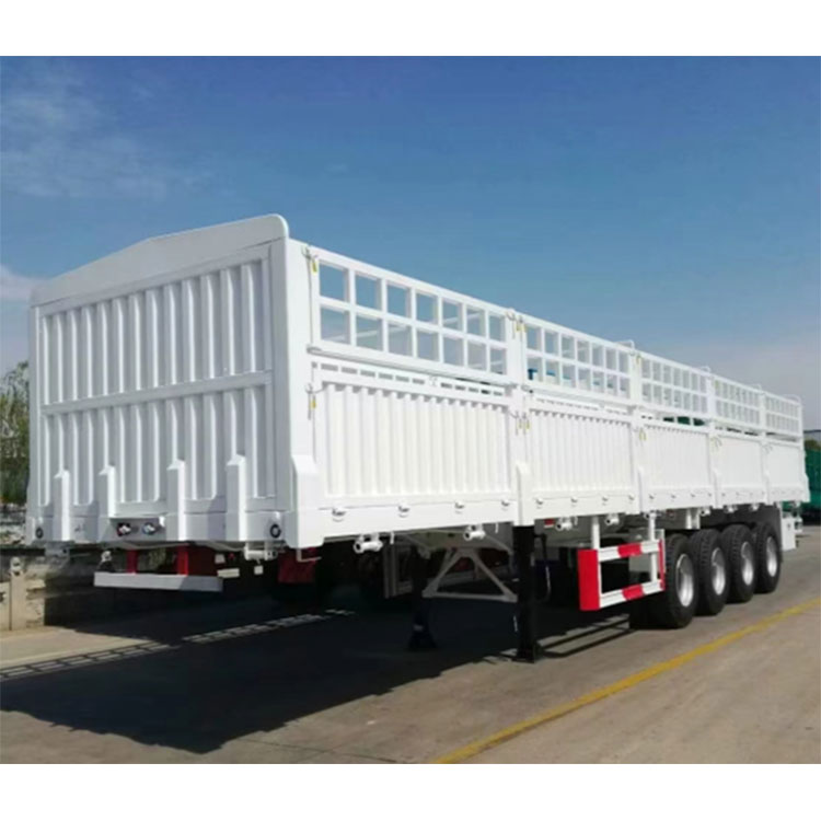 Four Axle Skeleton Semi Trailer 60T