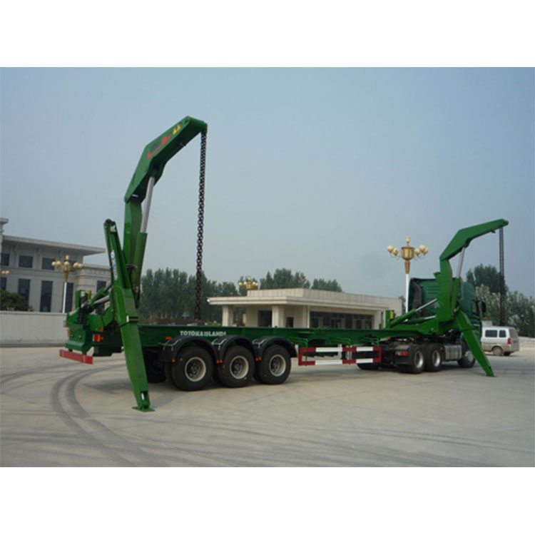 Self Loading lan Unloading Container Semi Trailer